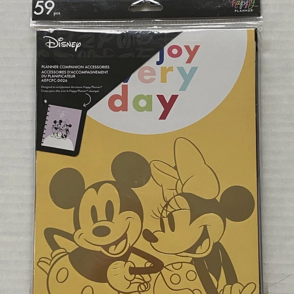 Disney Happy Planner UNdated Extension Packs with Stickers + Folders